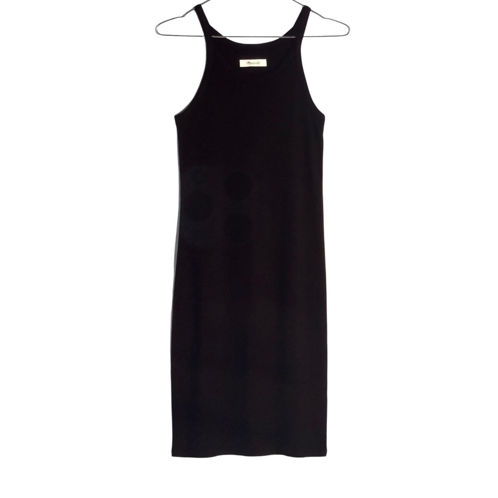 Classic Black Tank Midi Dress - Unbranded